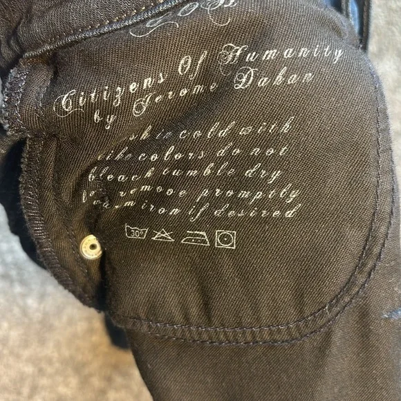 Citizens of Humanity Darkwash Flare Jeans Sz 27 Dar Wash - Picture 8 of 13